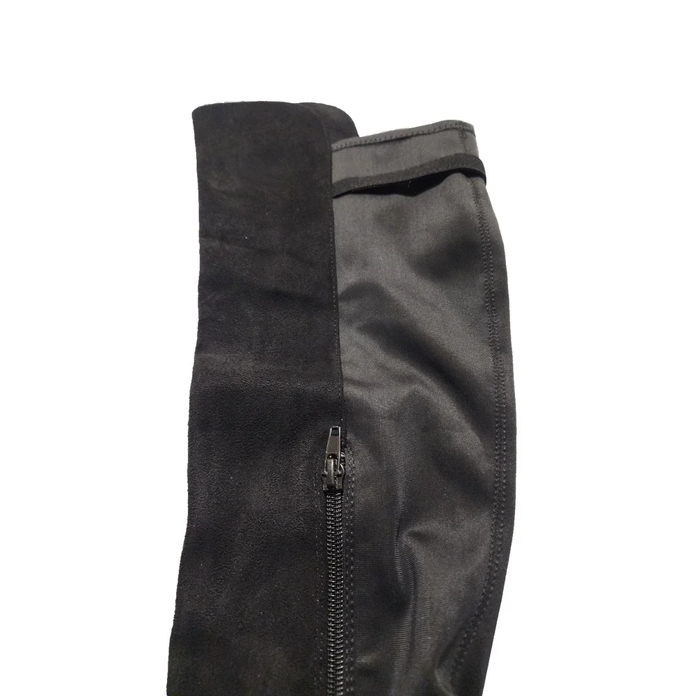 Rebel by Zigi Womens Onya‎ Round Toe Knee High Boots Black Size 8.5